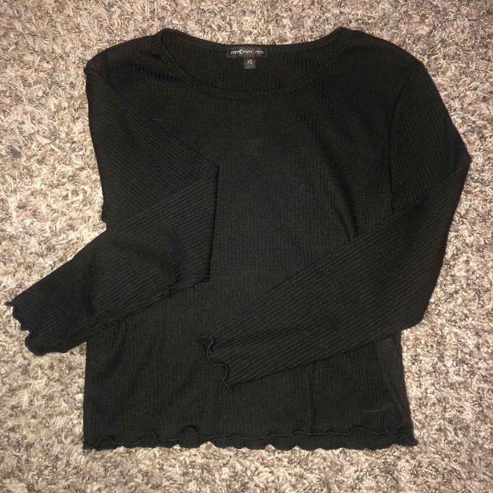 Long Sleeve Crop Top